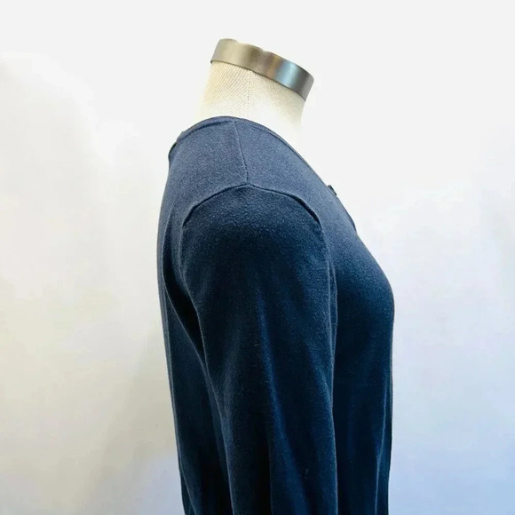 ABOUND Women 3/4 Sleeve Open Front Blue Cardigan Blue Sweater Size Extra Large - Picture 9 of 14